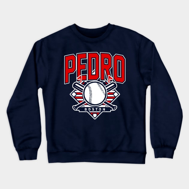 Vintage Boston Baseball Pedro Crewneck Sweatshirt by funandgames